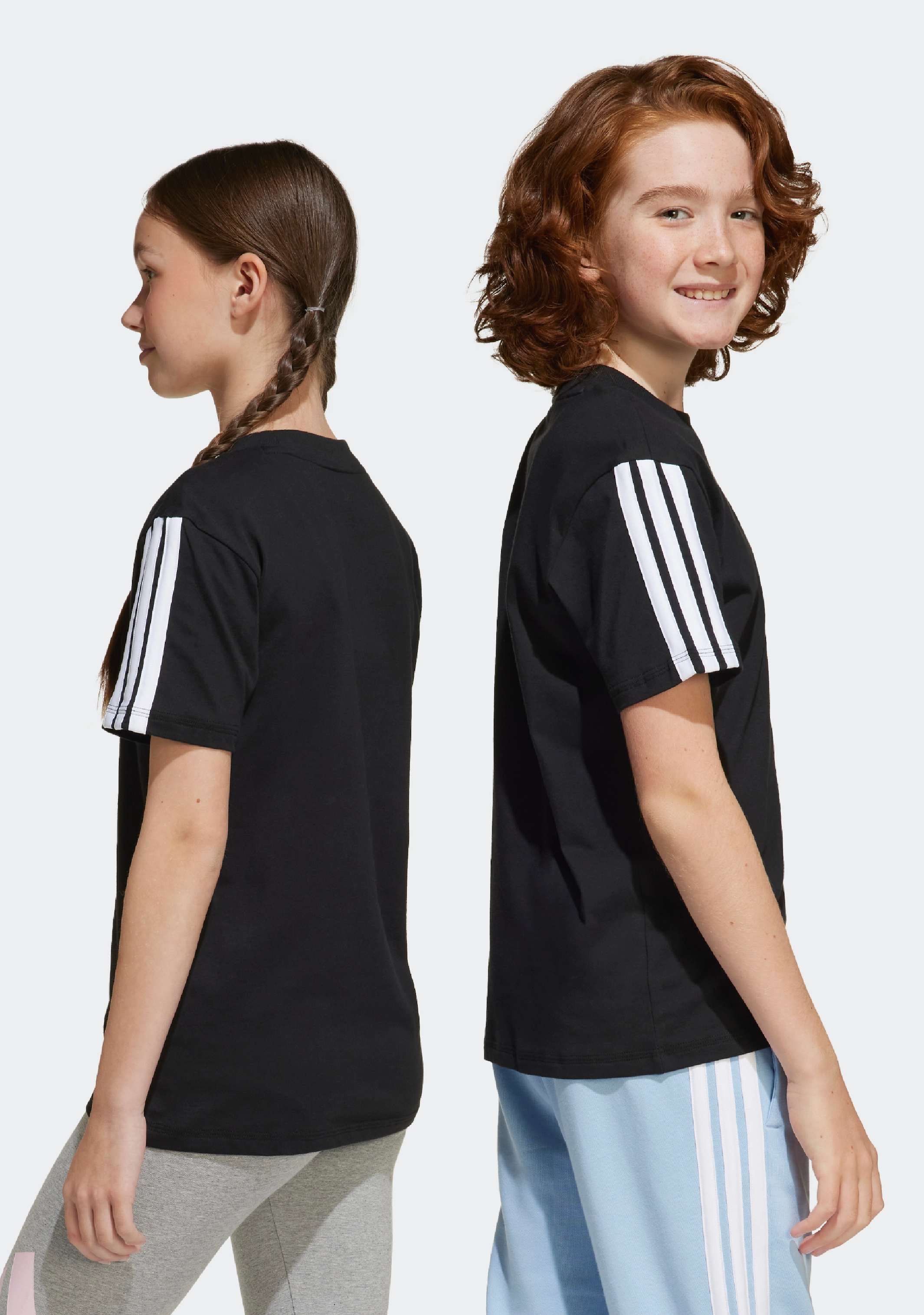 Adidas Kids' 3 Stripe Essentials Tee