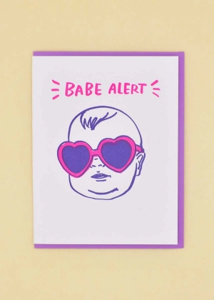 Babe Alert Card