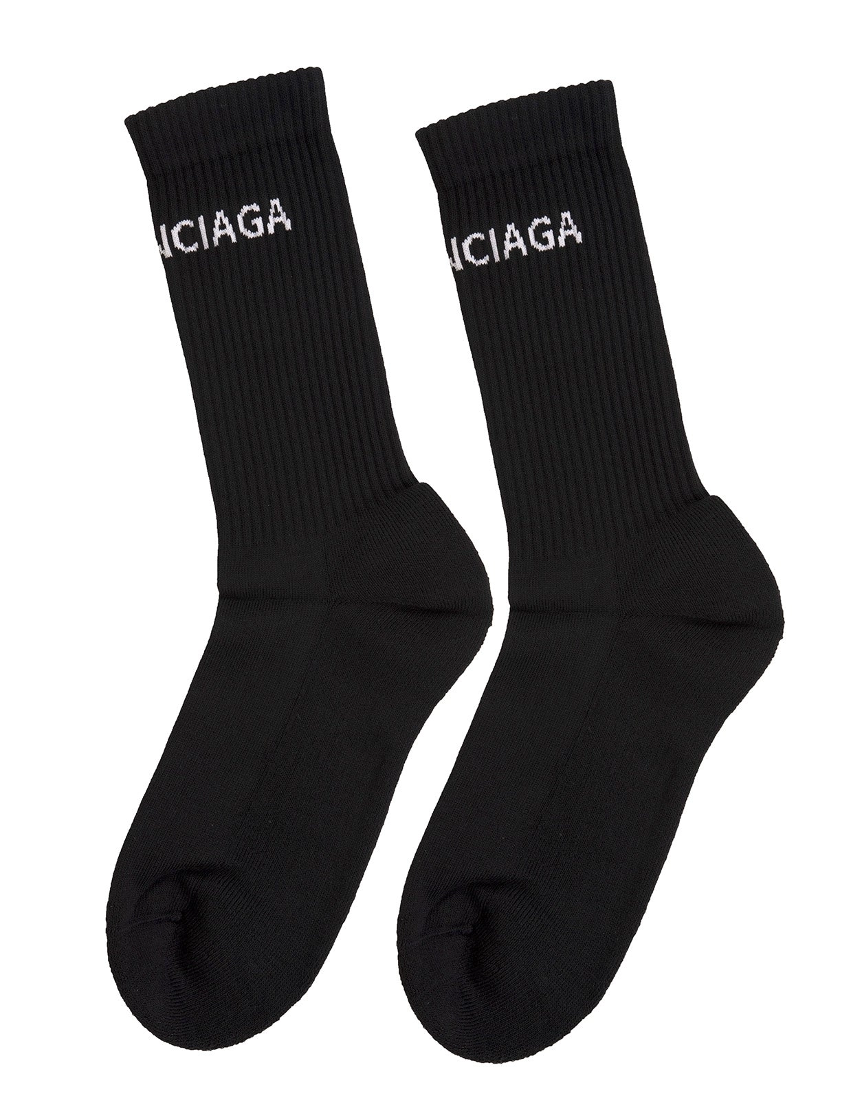 Balenciaga Logo Intarsia Socks