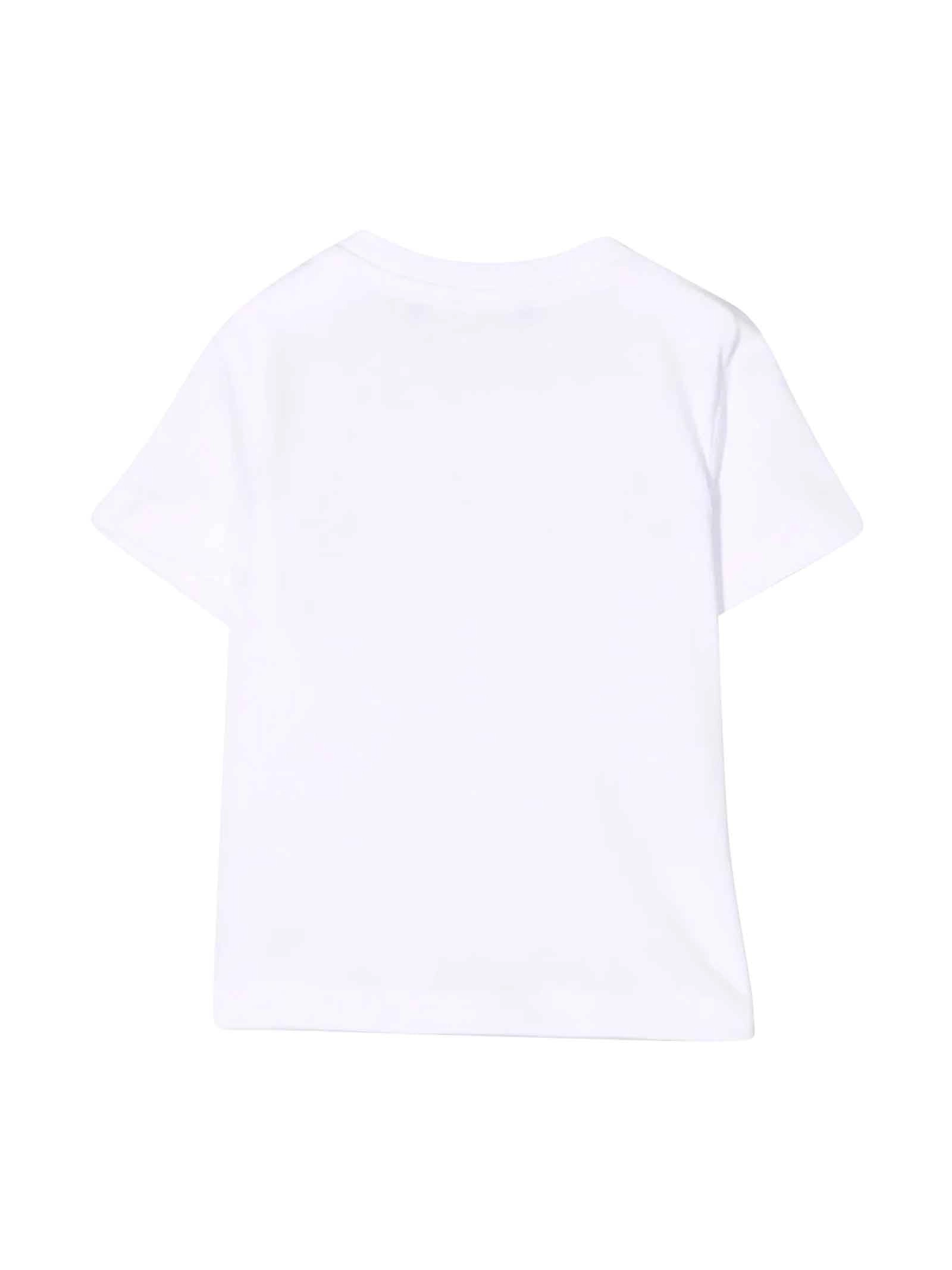 Balmain Kids Logo Detailed Crewneck T-Shirt