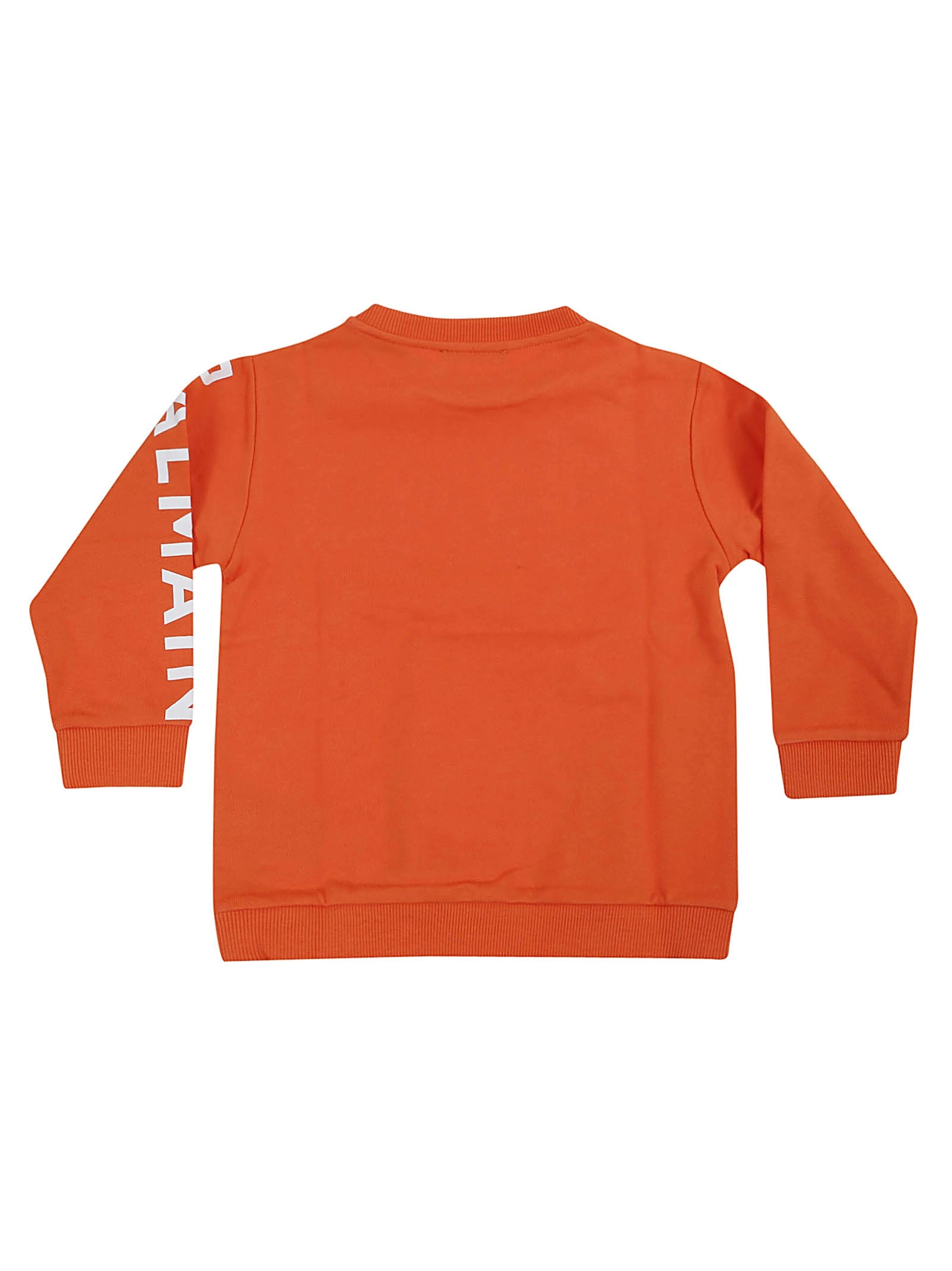 Balmain Kids Logo Printed Crewneck Sweatshirt