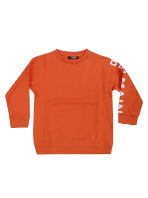 Balmain Kids Logo Printed Crewneck Sweatshirt