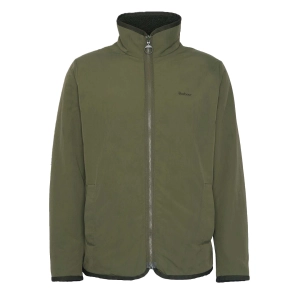 Barbour Reversible Fleece Jacket Fern