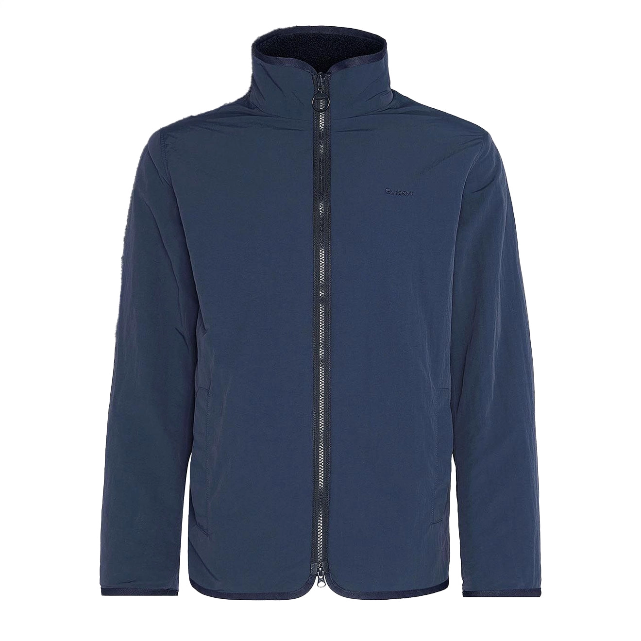 Barbour Reversible Fleece Jacket Navy