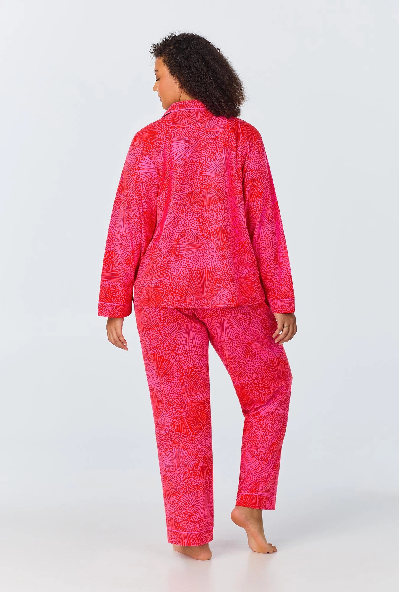 BedHead x Trina Turk Starburst Long Sleeve Classic Stretch Jersey PJ Set