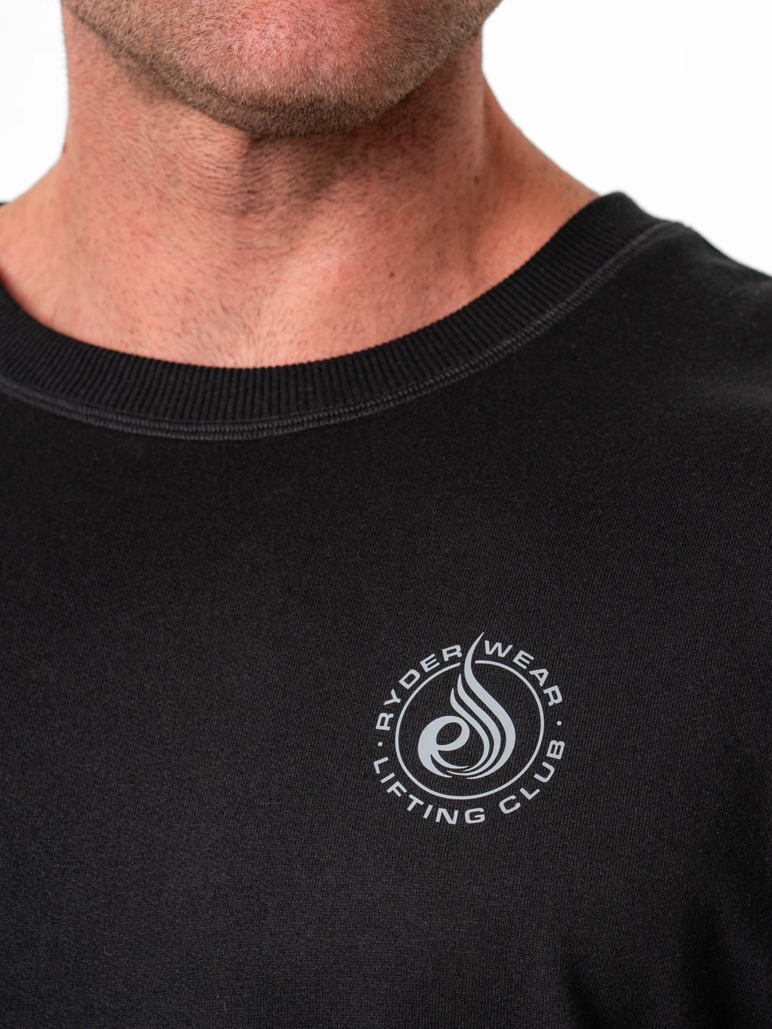 Box Fleece T-Shirt - Black