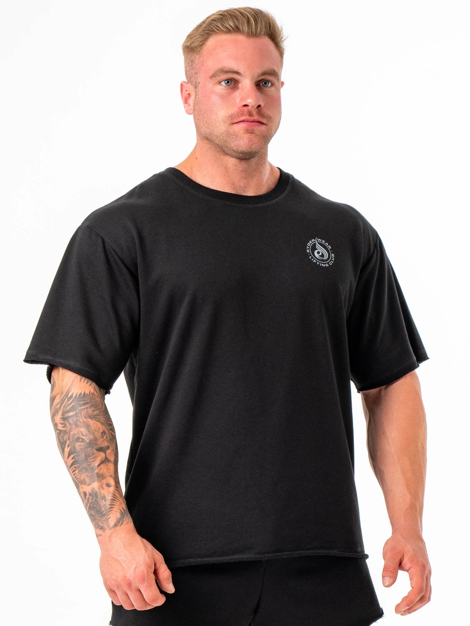 Box Fleece T-Shirt - Black