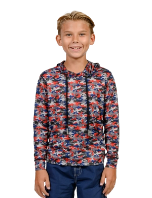 Boys Long sleeve printed hoodie