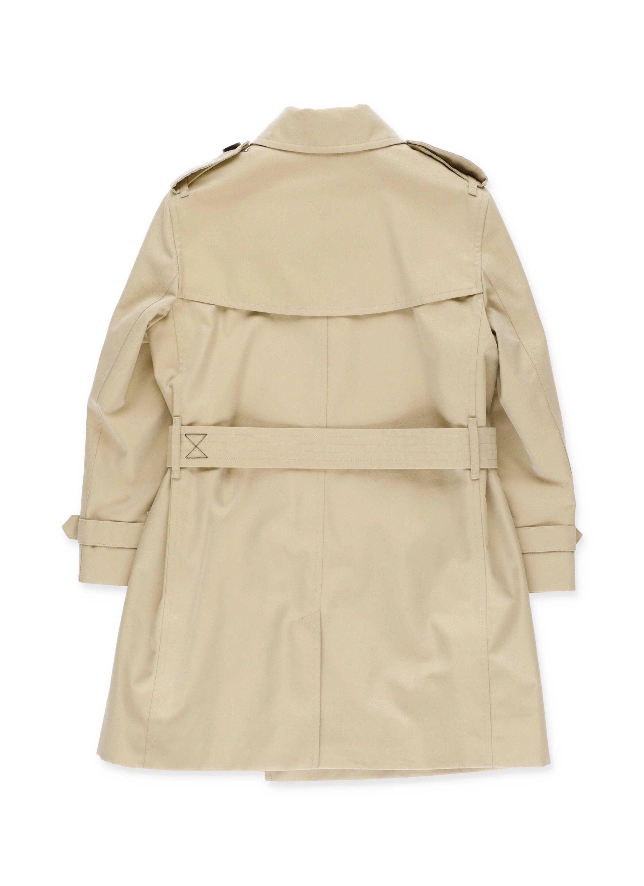 Burberry Kids Belted Gabardine Trench Coat