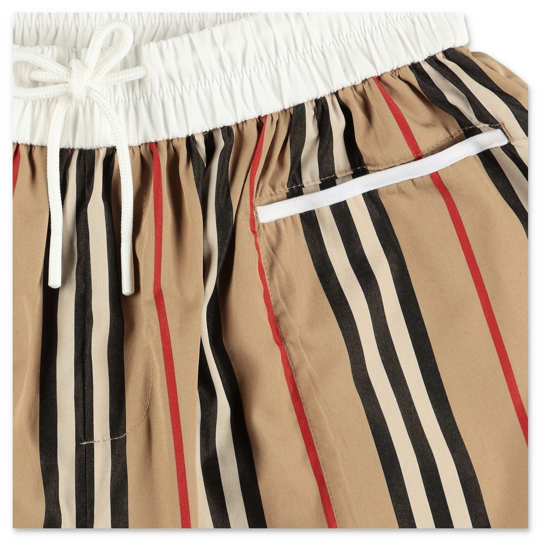 Burberry Kids Icon Stripe Drawstring Shorts