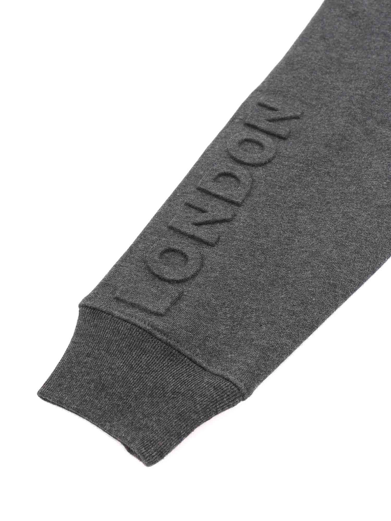 Burberry Kids Logo Embossed Sweatshirt