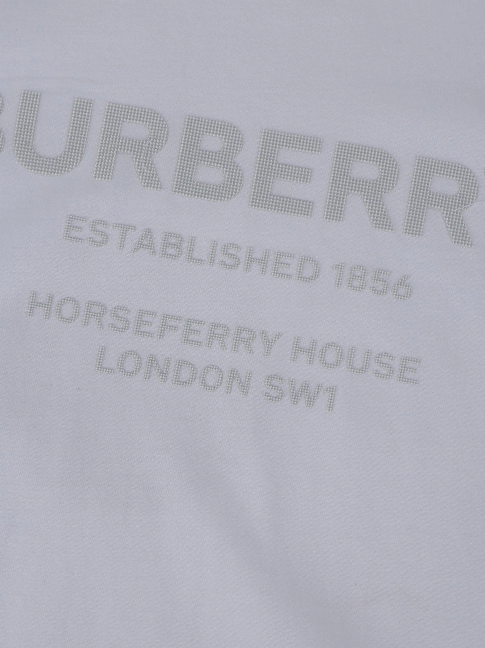 Burberry Kids Logo Printed Crewneck T-Shirt