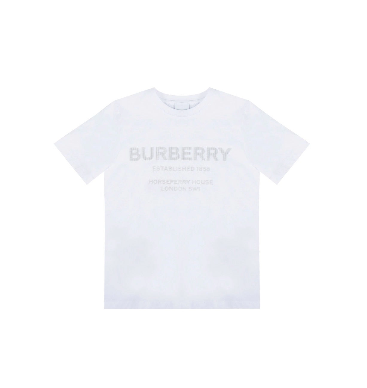 Burberry Kids Logo Printed Crewneck T-Shirt