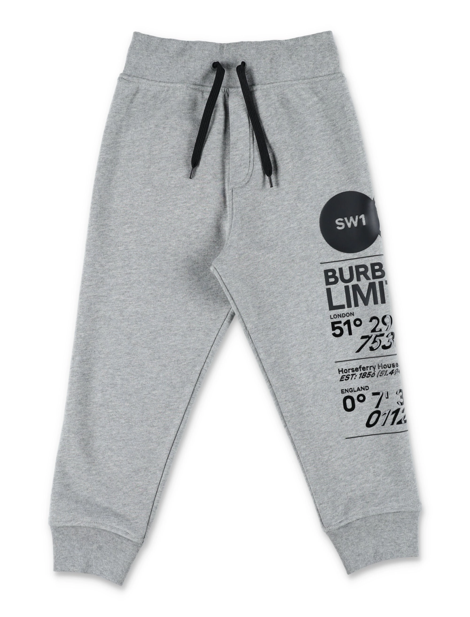 Burberry Kids Logo Printed Drawstring Track Pants