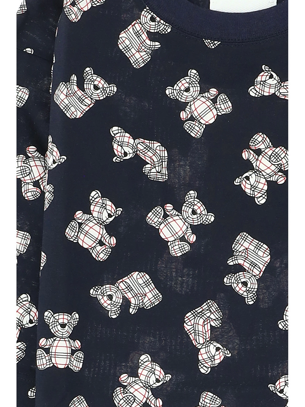 Burberry Kids Thomas Bear Round Neck Babygrow