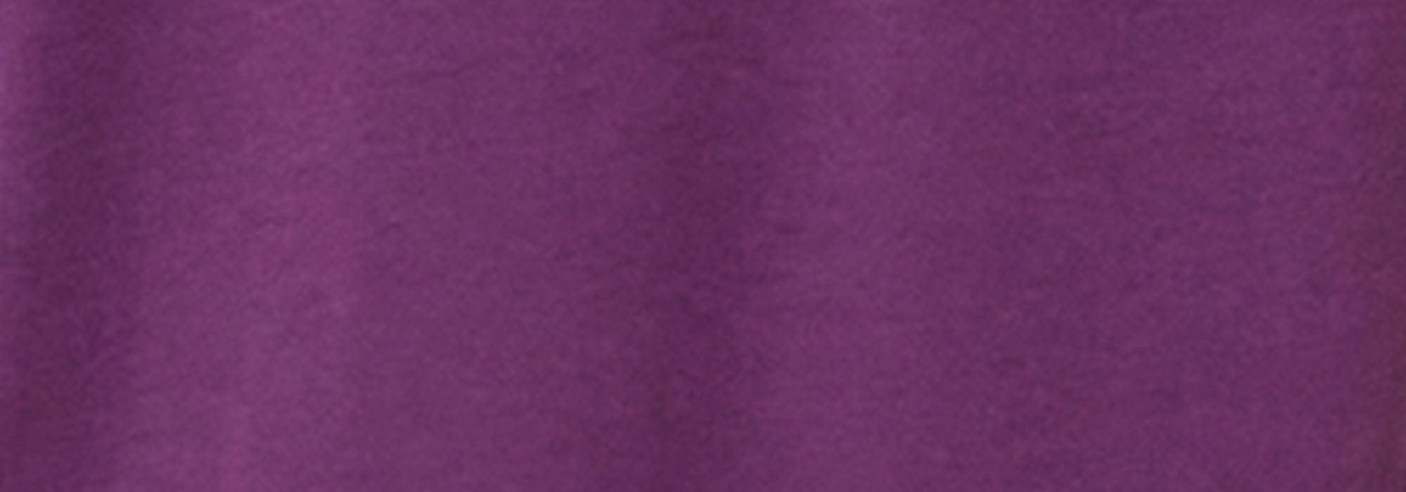 Classic Pima Knit Long-Sleeved Short Set - Aubergine