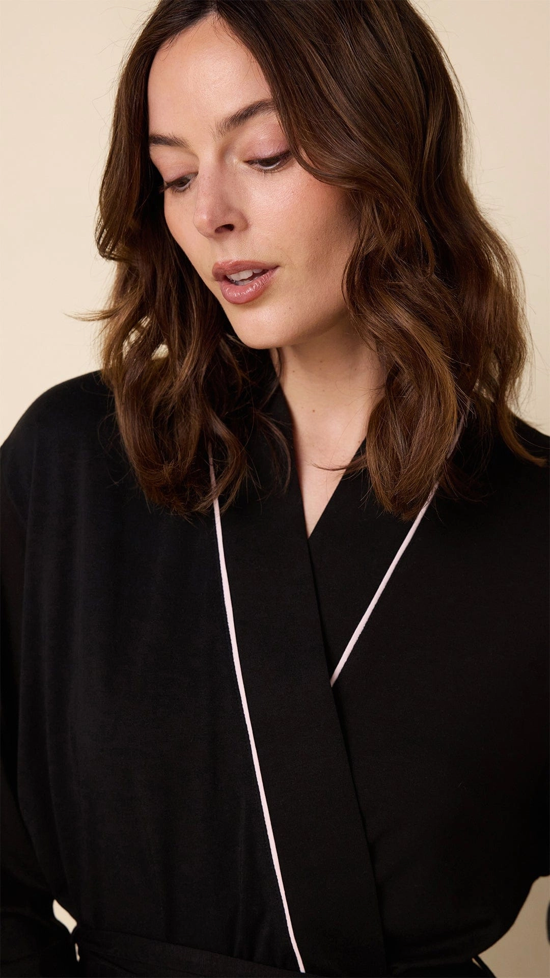 Classic Pima Knit Robe - Midnight