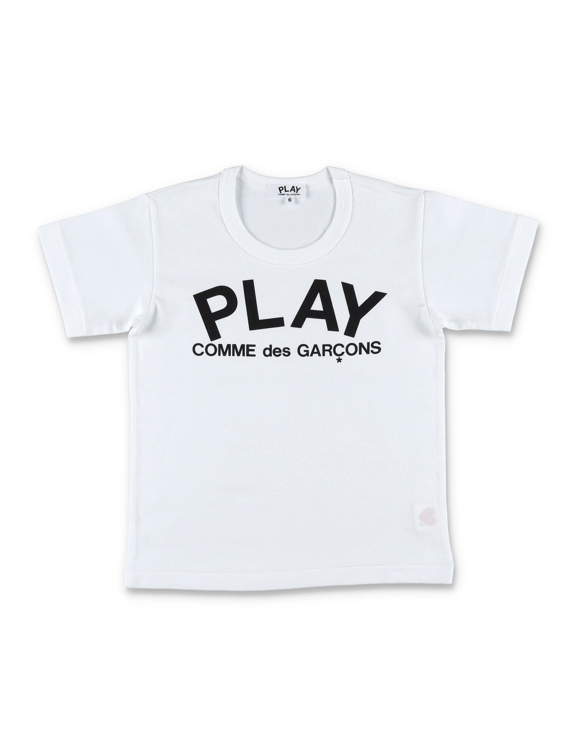 Comme des Garçons Play Kids Logo Printed T-Shirt