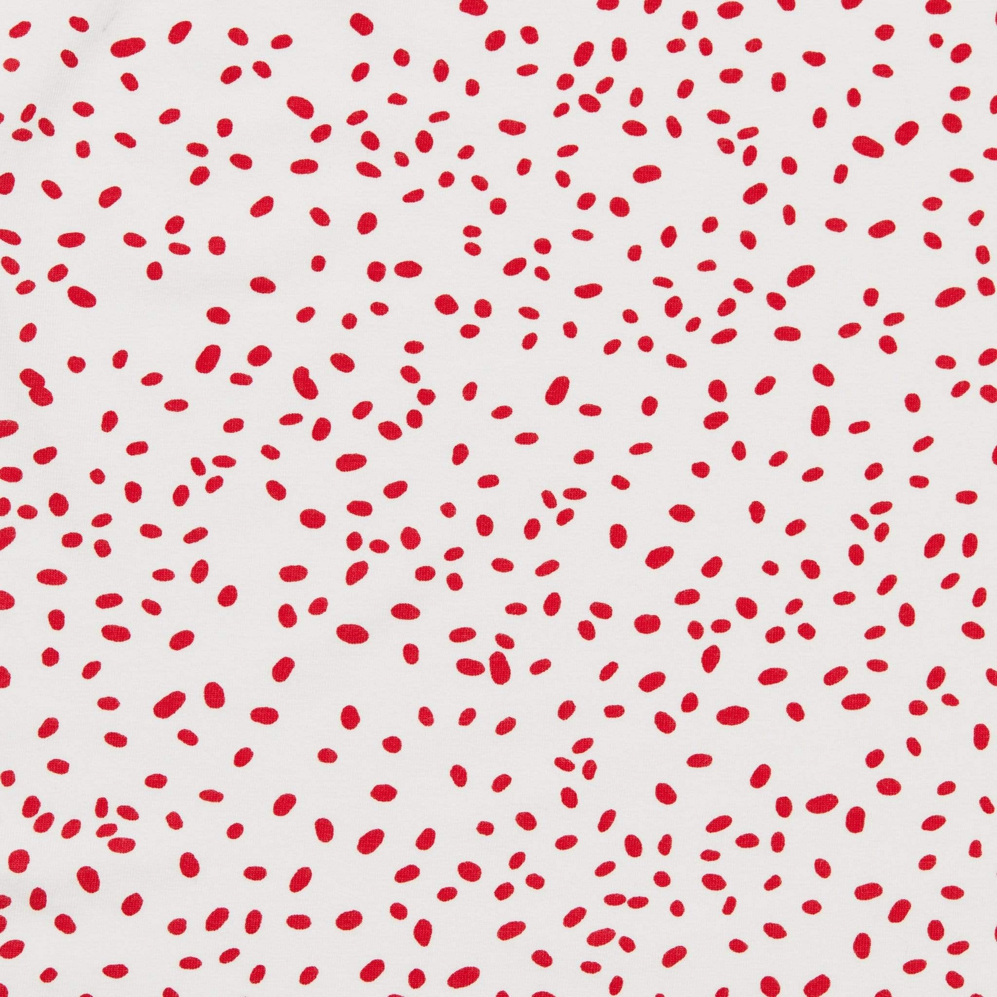 Confetti Dot Pima Knit Night Shirt - Red
