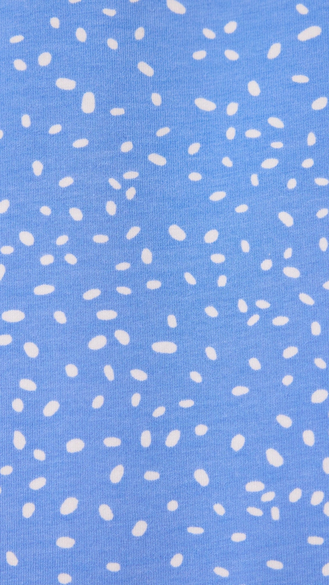 Confetti Dot Pima Knit Short-Sleeved Simple Set - Provence