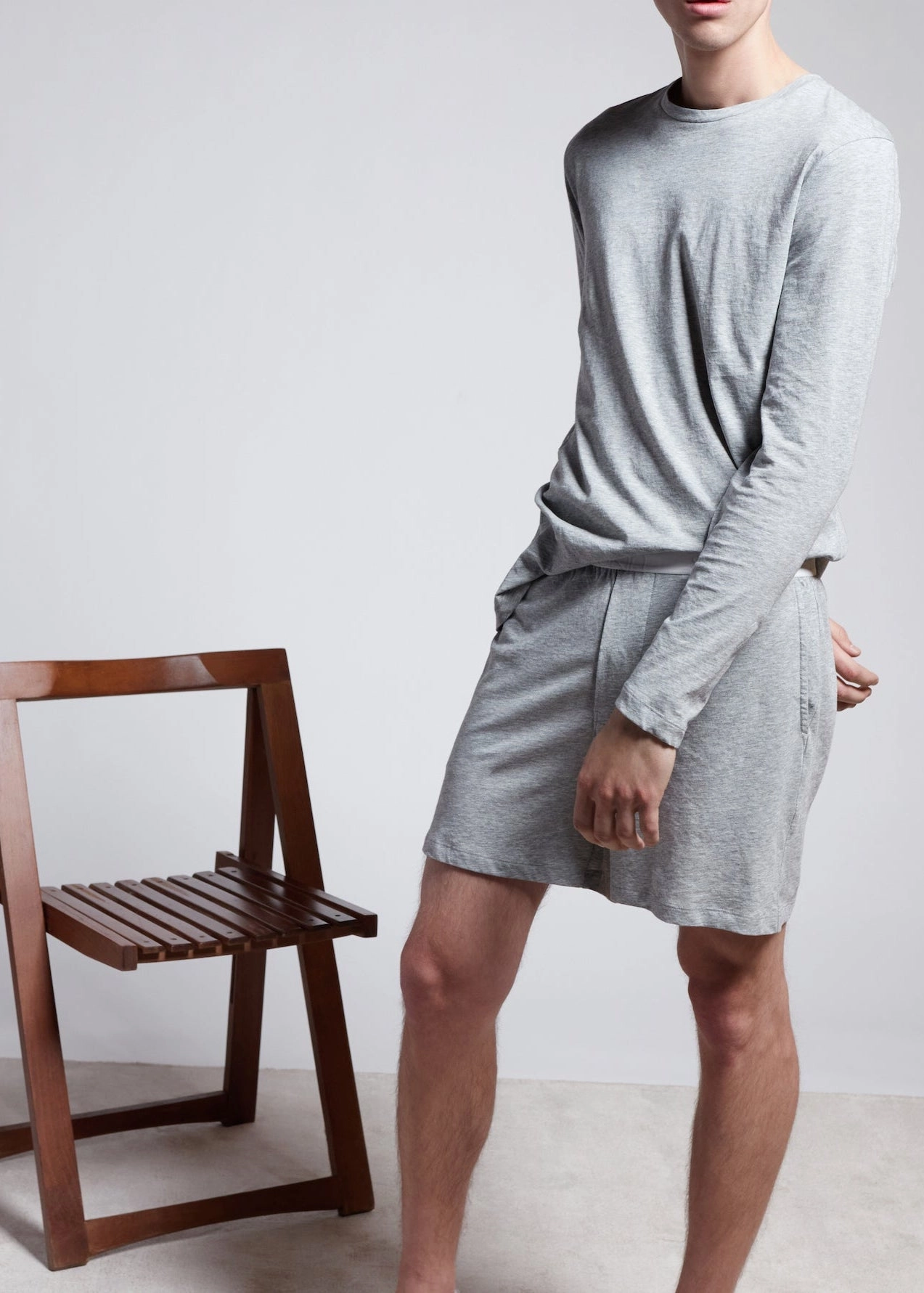Cyan Long Sleeve Tee
