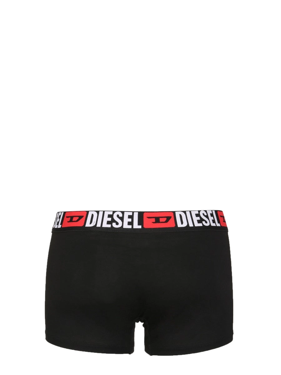 Diesel Logo Waistband Pack Of Three Boxers