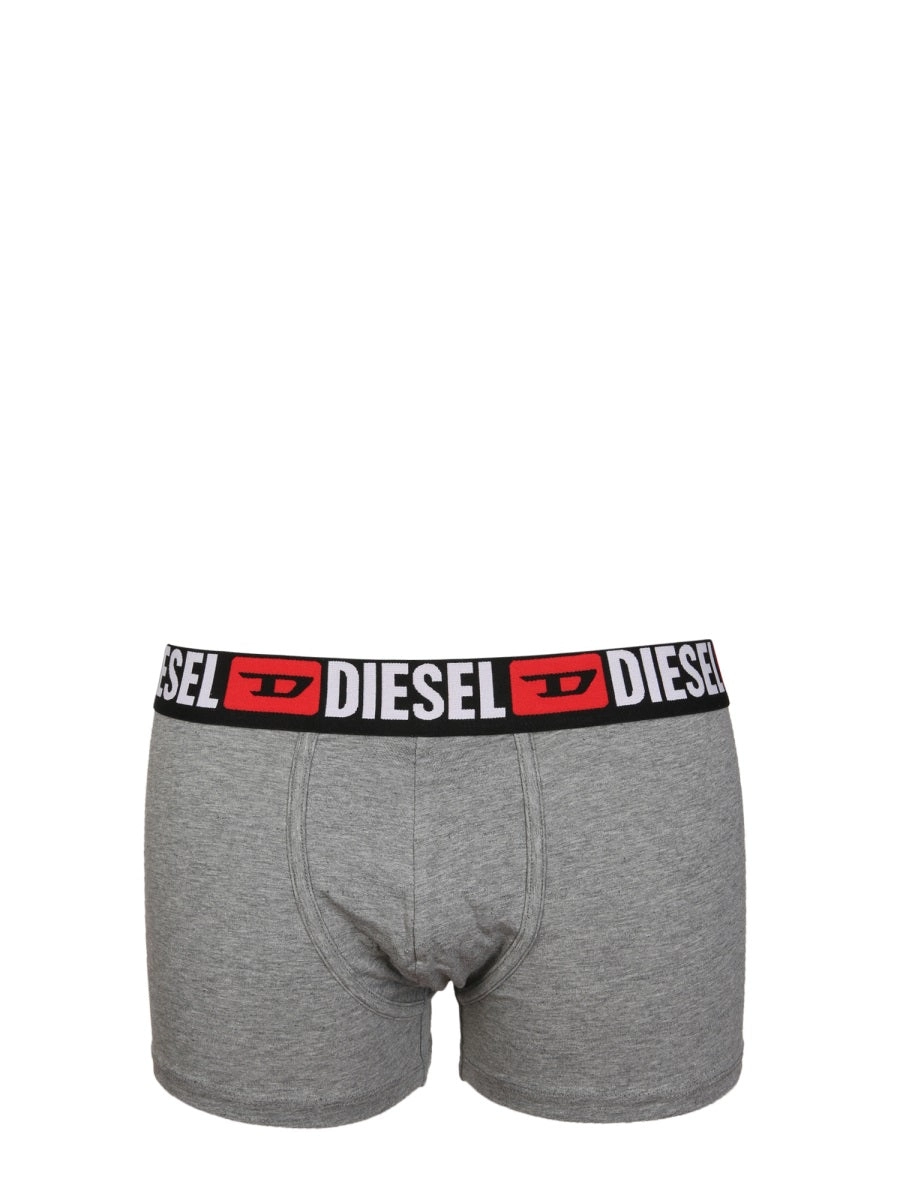 Diesel Logo Waistband Pack Of Three Boxers