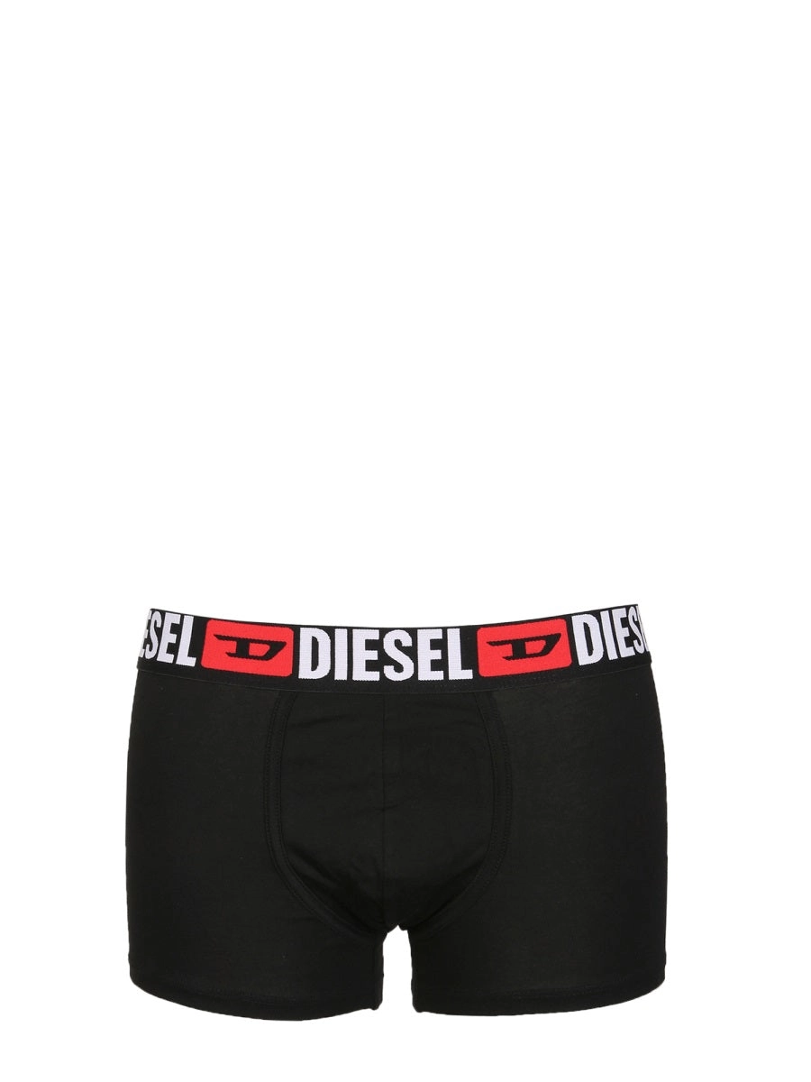 Diesel Logo Waistband Pack Of Three Boxers