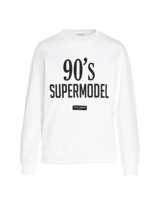 Dolce & Gabbana Kids 90's Supermodel Printed Sweatshirt