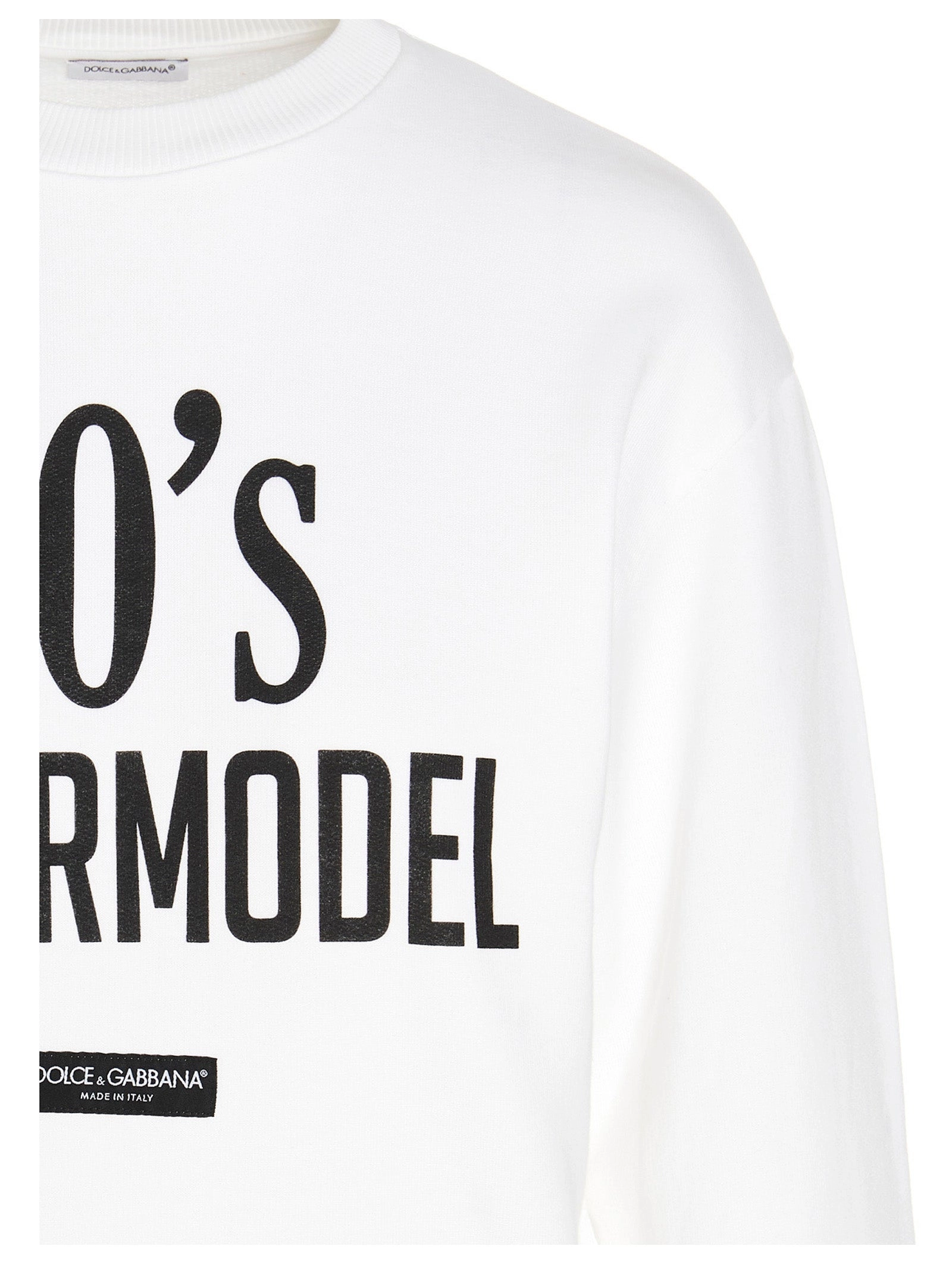 Dolce & Gabbana Kids 90's Supermodel Printed Sweatshirt