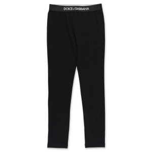 Dolce & Gabbana Kids Logo Waistband Leggings