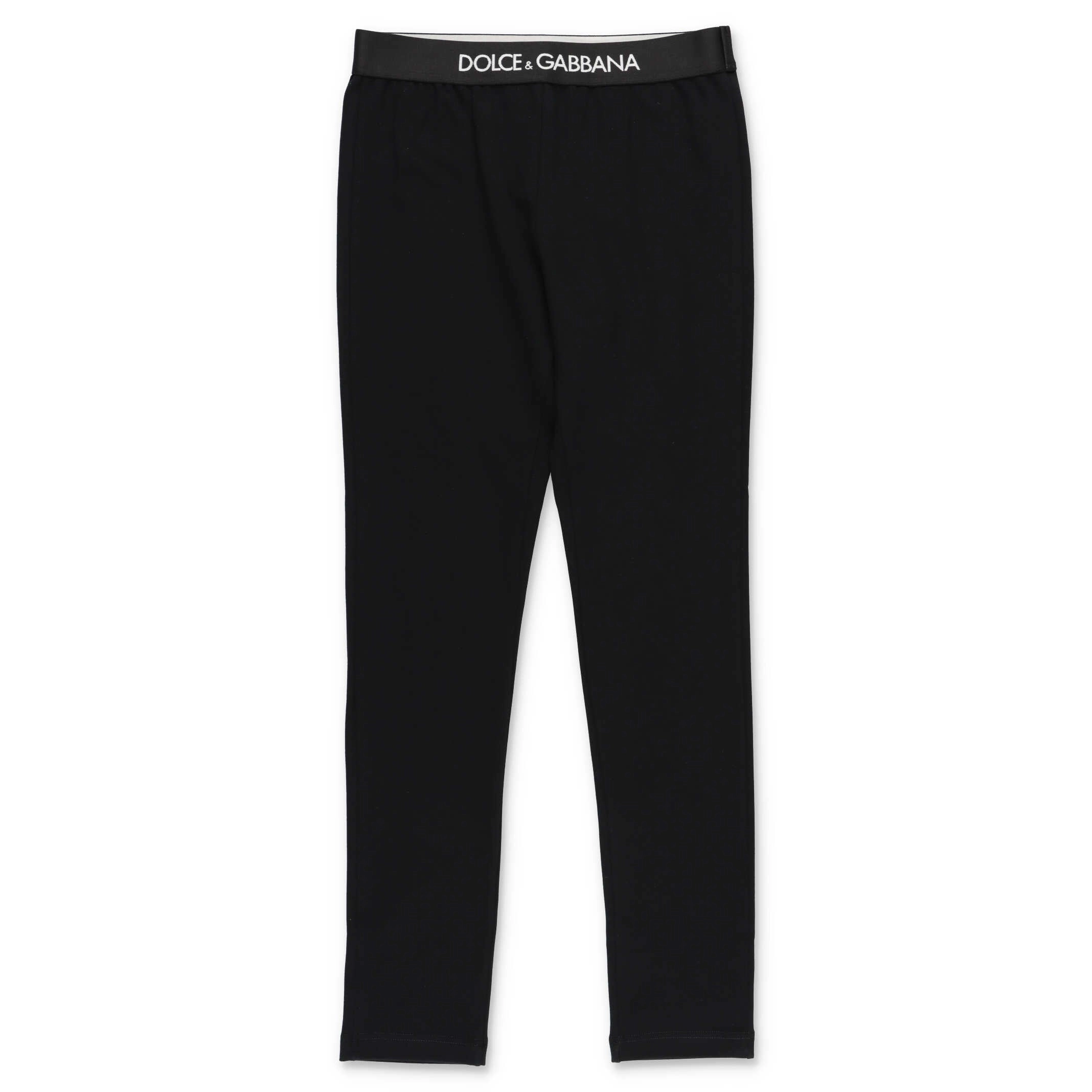 Dolce & Gabbana Kids Logo Waistband Leggings