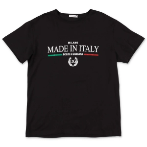Dolce & Gabbana Kids Made In Italy Print T-Shirt