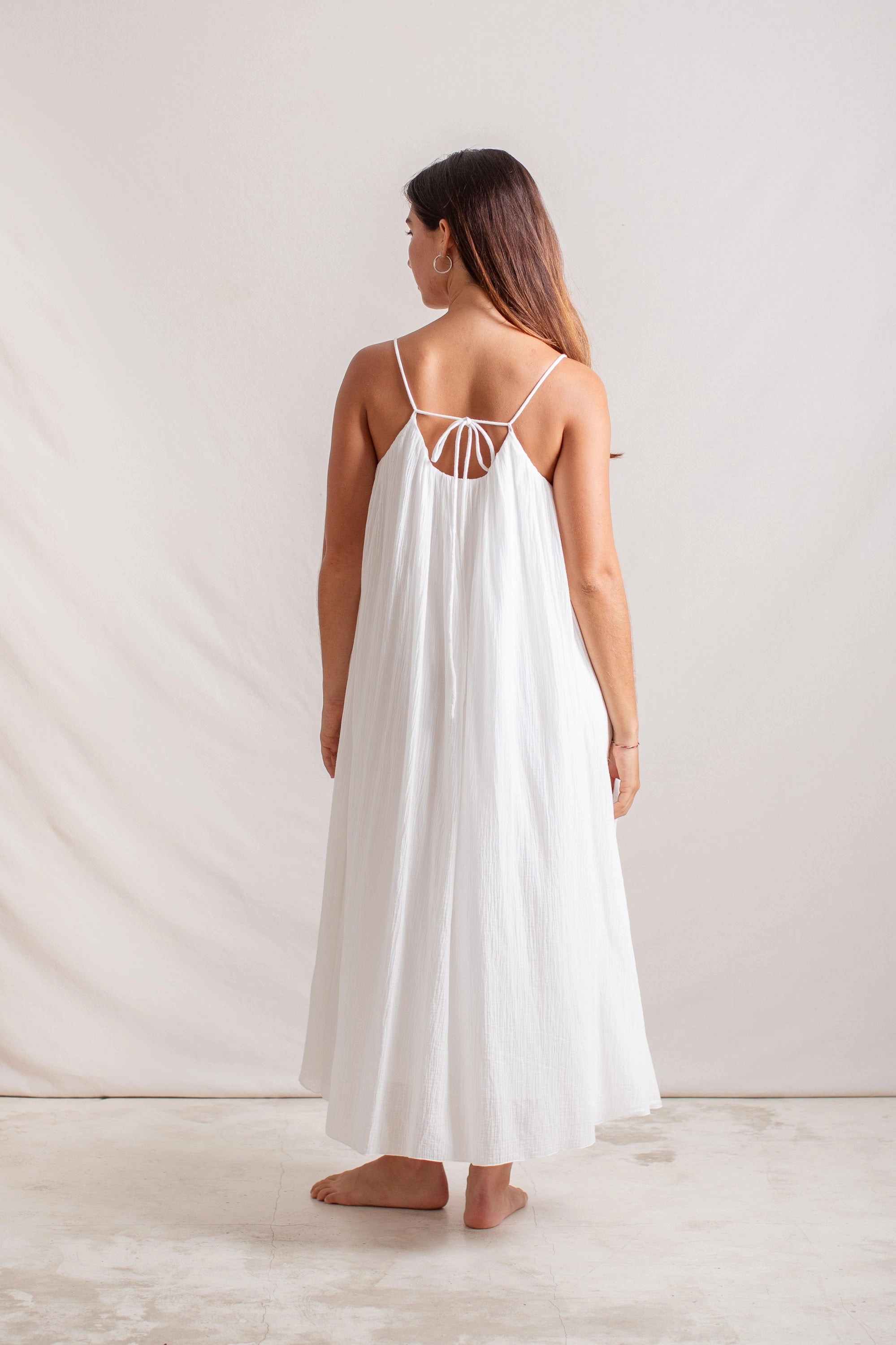 Dove Dress Off White