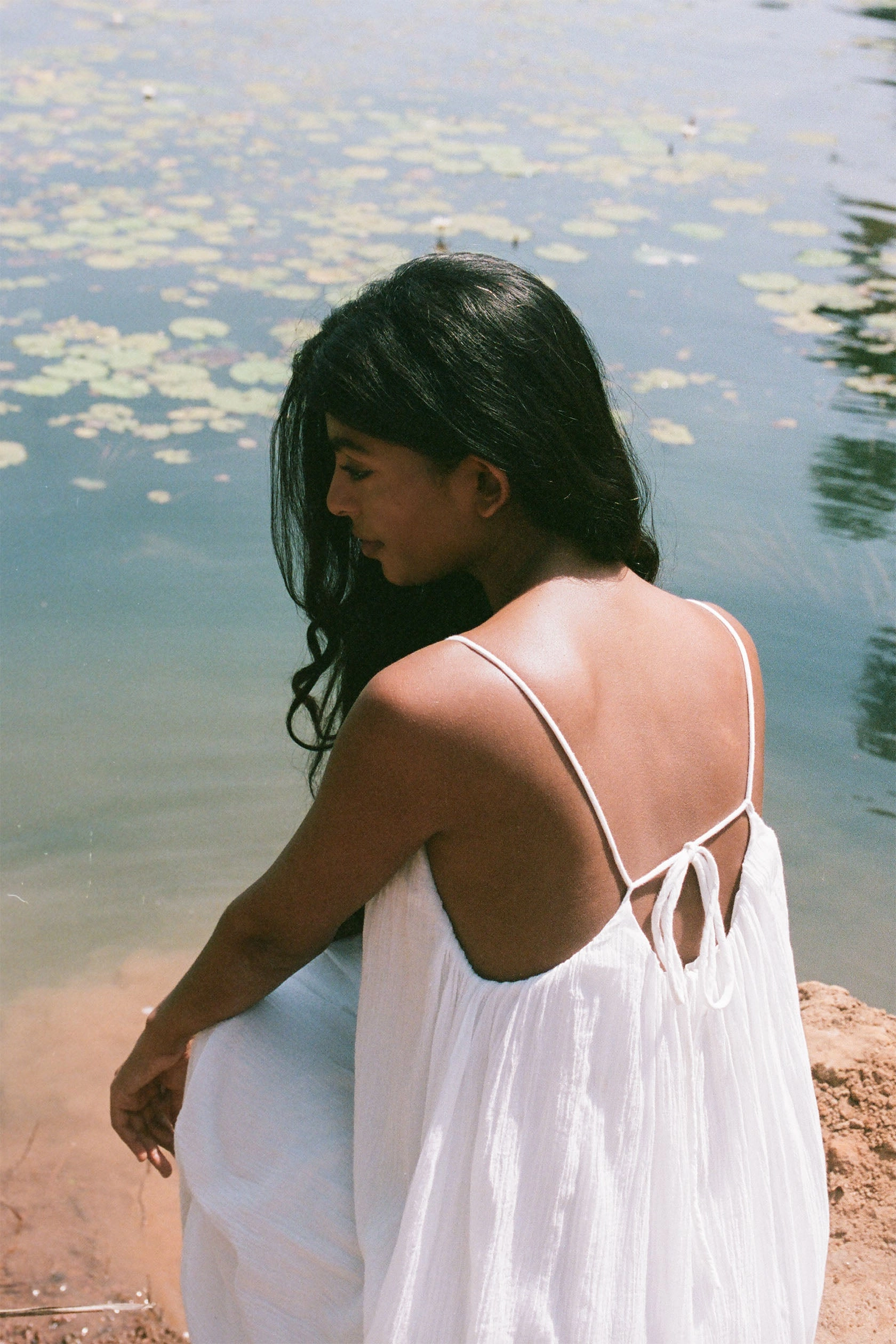 Dove Dress Off White