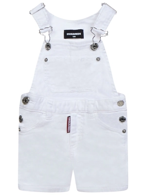 Dsquared2 Kids Logo Label Denim Jumpsuit