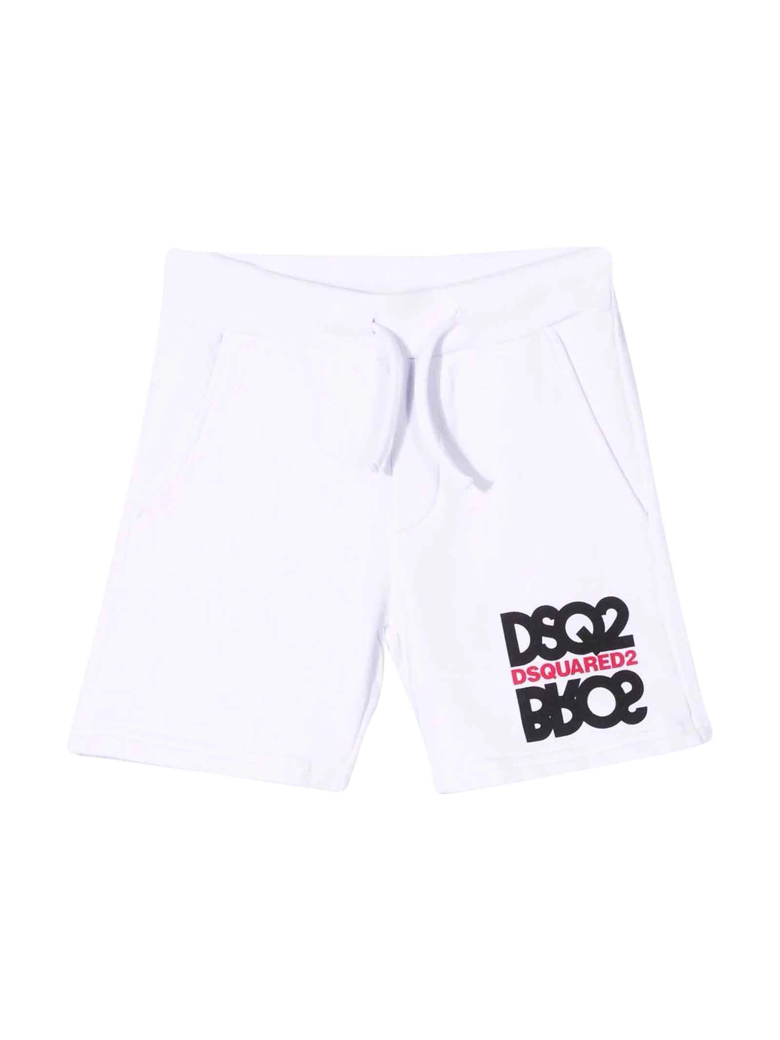 Dsquared2 Kids Logo Print Shorts