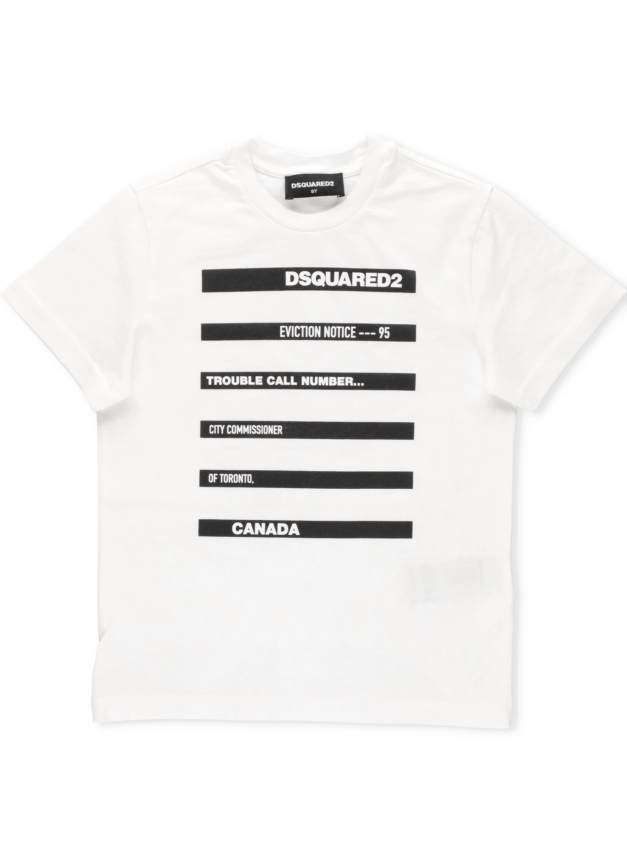 Dsquared2 Kids Logo Printed Crewneck T-Shirt