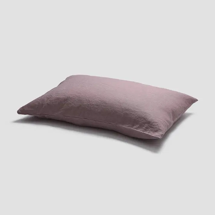 Elderberry Linen & Cotton Pillowcases (Pair)