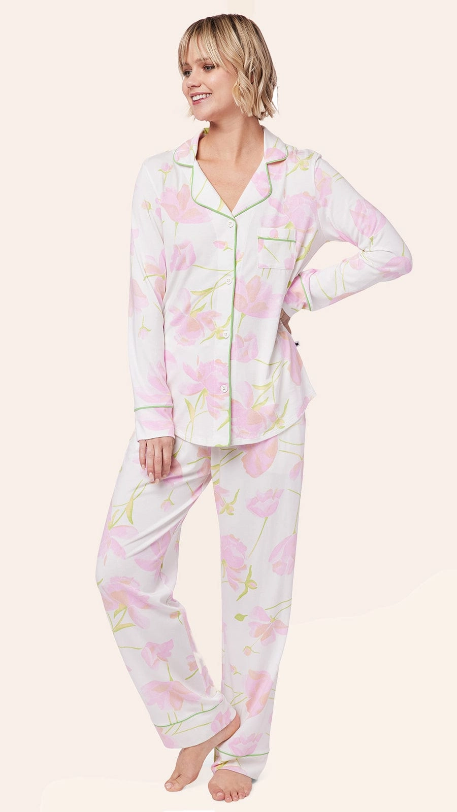 Emma Rose Pima Knit Pajama
