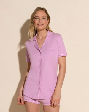 Ensemble Pyjama Haut À Manches Courtes Et Boxer