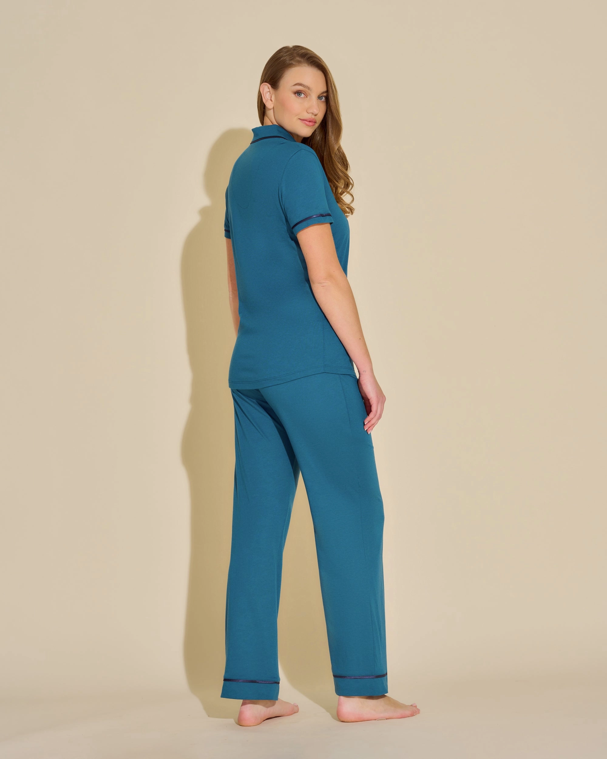 Ensemble Pyjama Haut  À Manches Courtes Et Pantalon