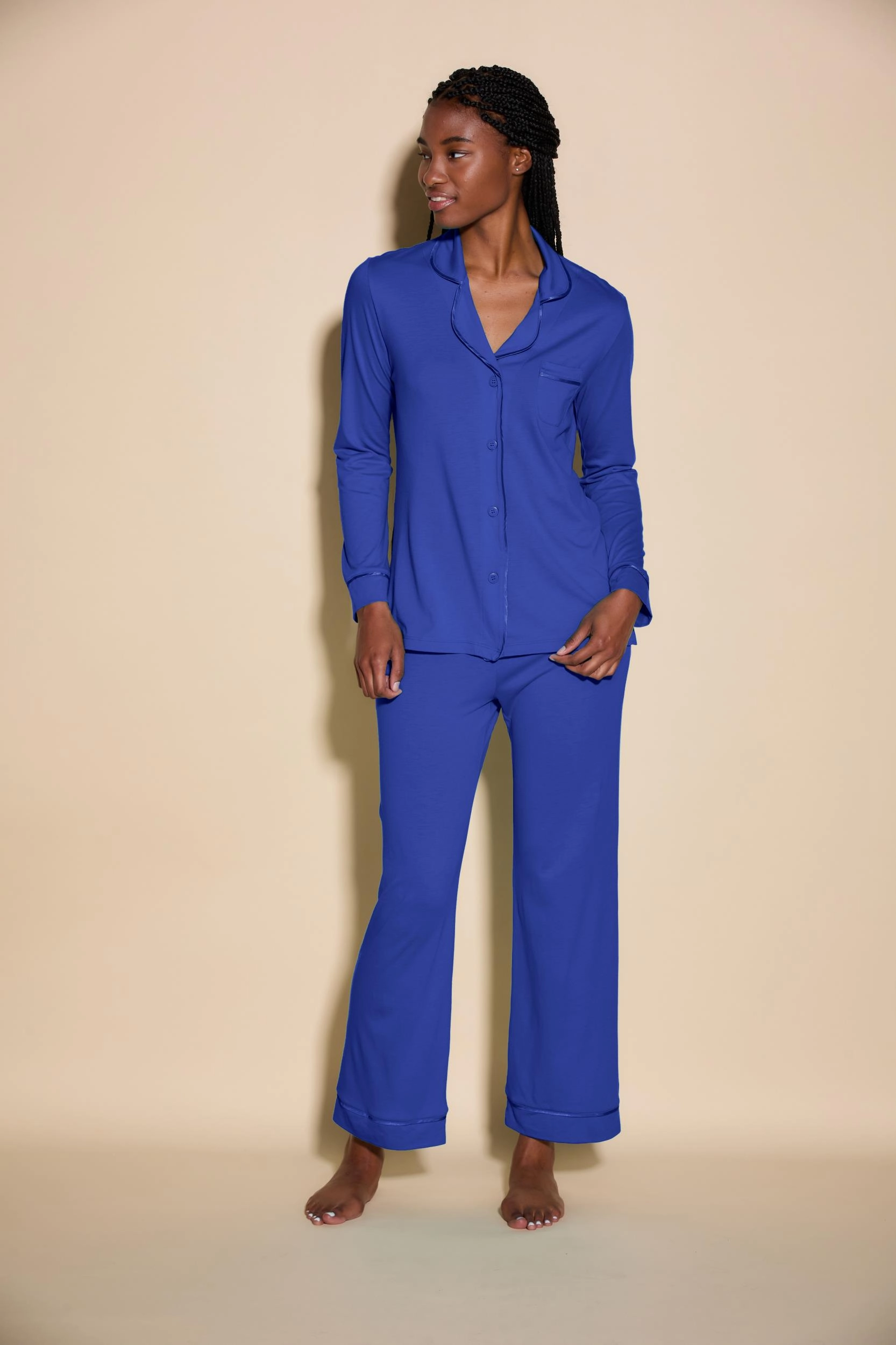 Ensemble Pyjama Haut À Manches Longues Et Pantalon
