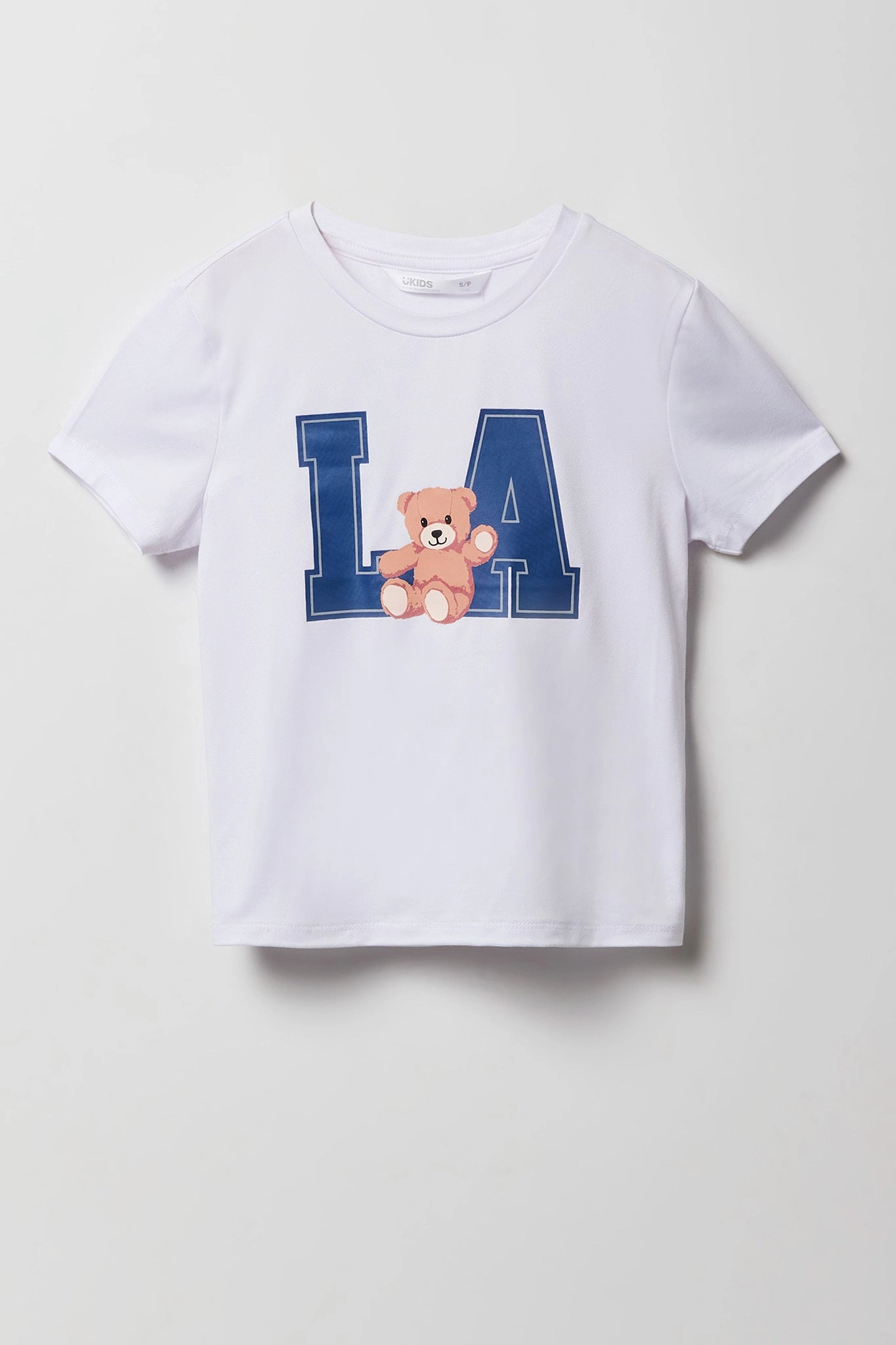 Ensemble pyjama avec t-shirt imprimé et short en peluche pour fille