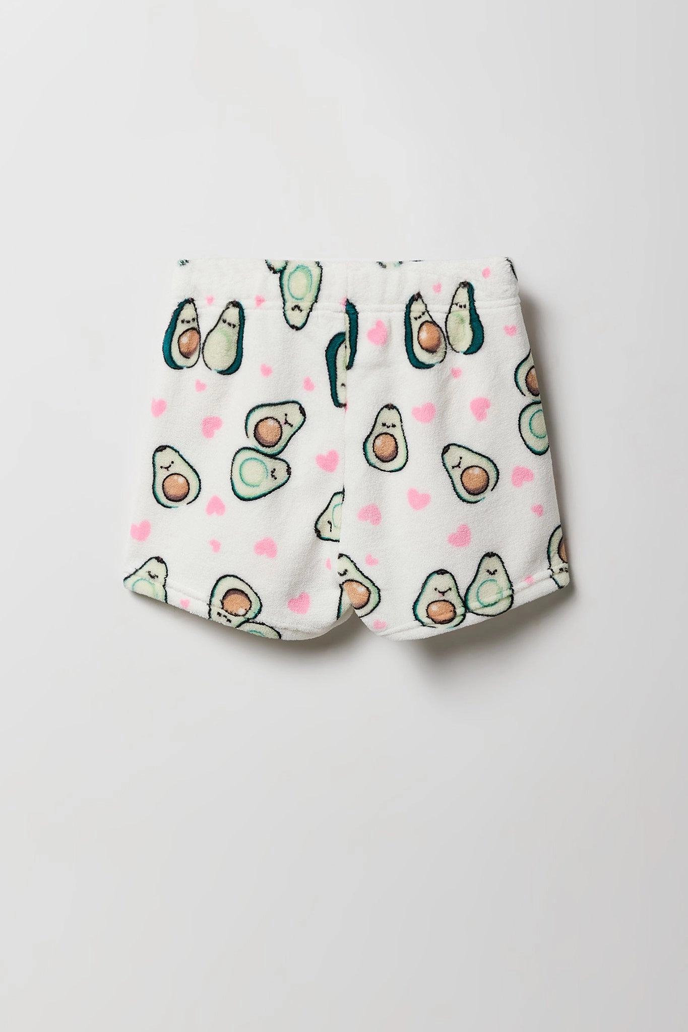 Ensemble pyjama avec t-shirt imprimé et short en peluche pour fille