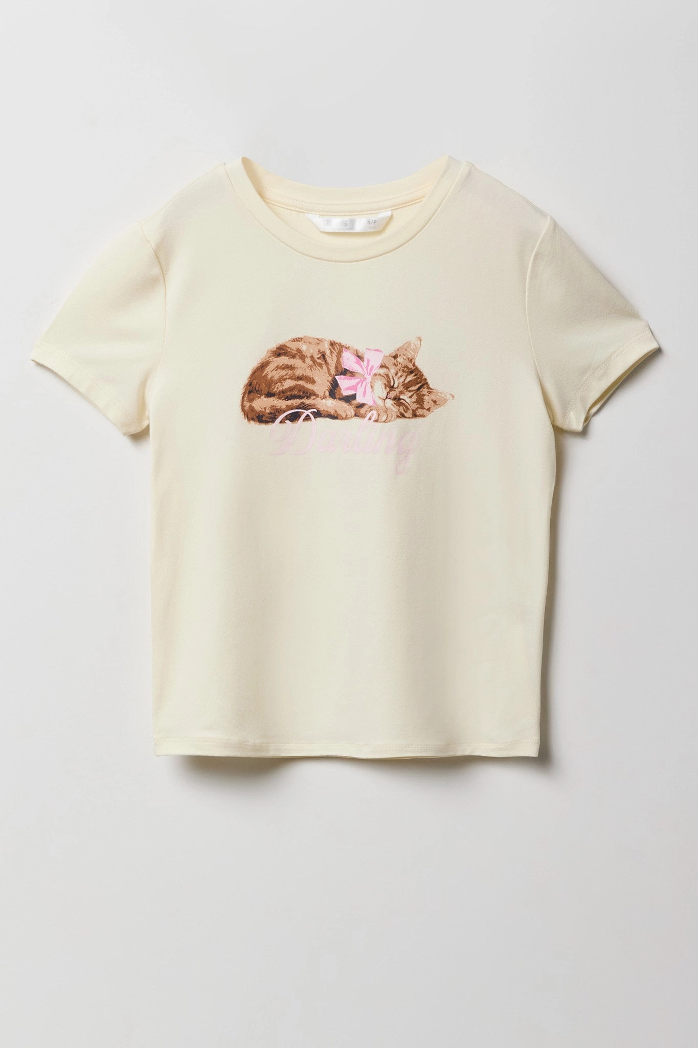 Ensemble pyjama avec t-shirt imprimé et short en peluche pour fille