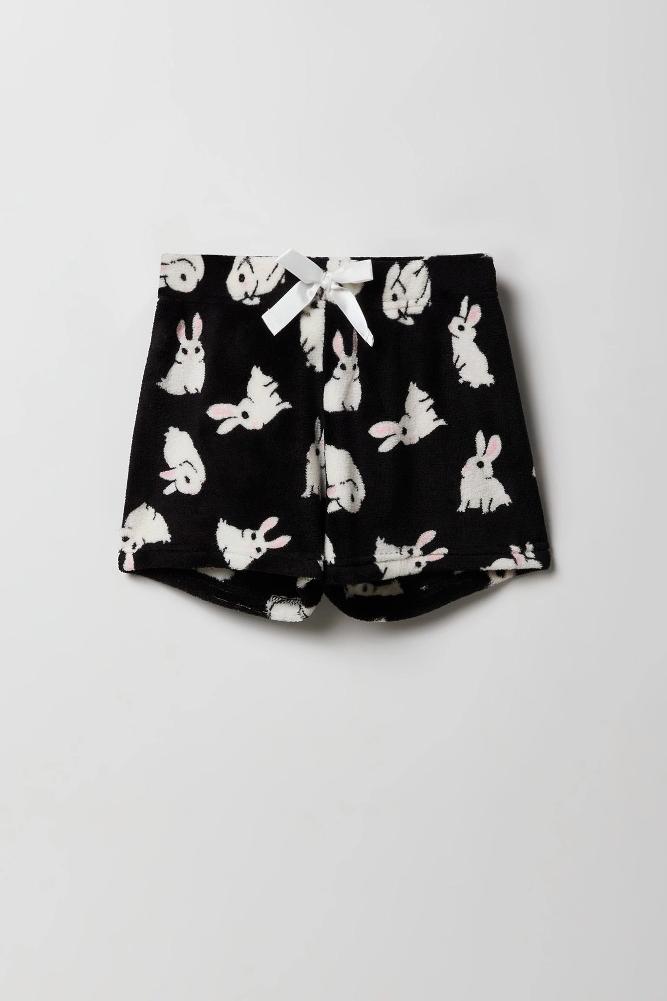 Ensemble pyjama avec t-shirt imprimé et short en peluche pour fille