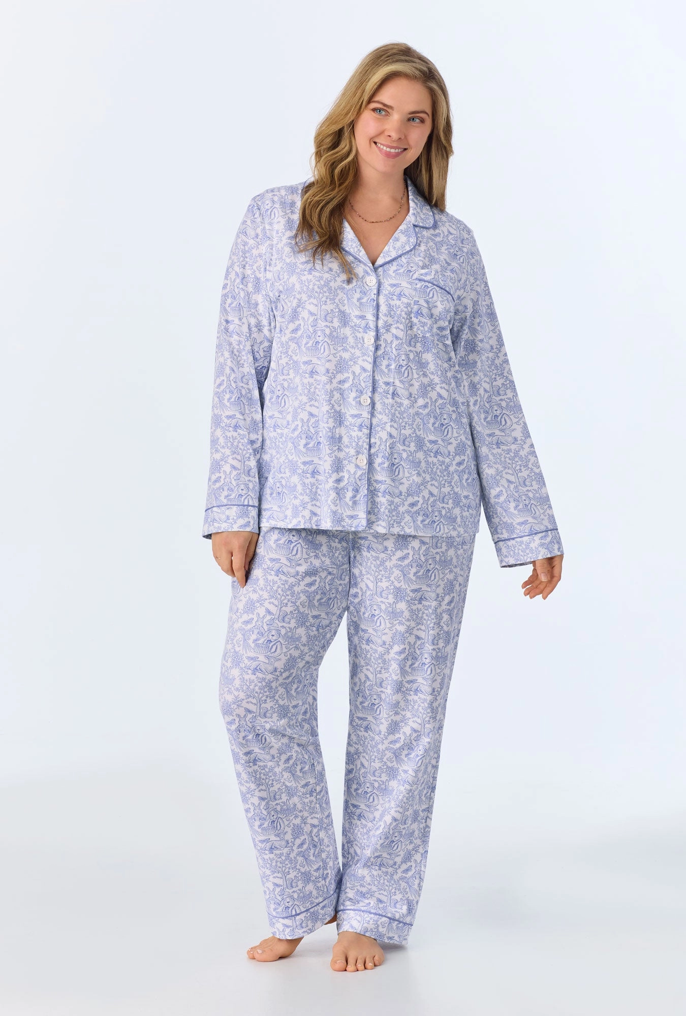 Fairytale Forest Long Sleeve Classic Stretch Jersey PJ Set