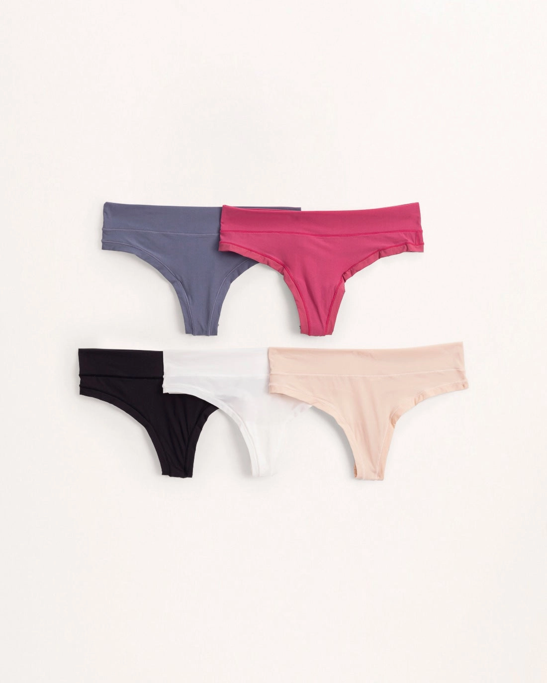 Flexible Fit Thongs - Pack of 5