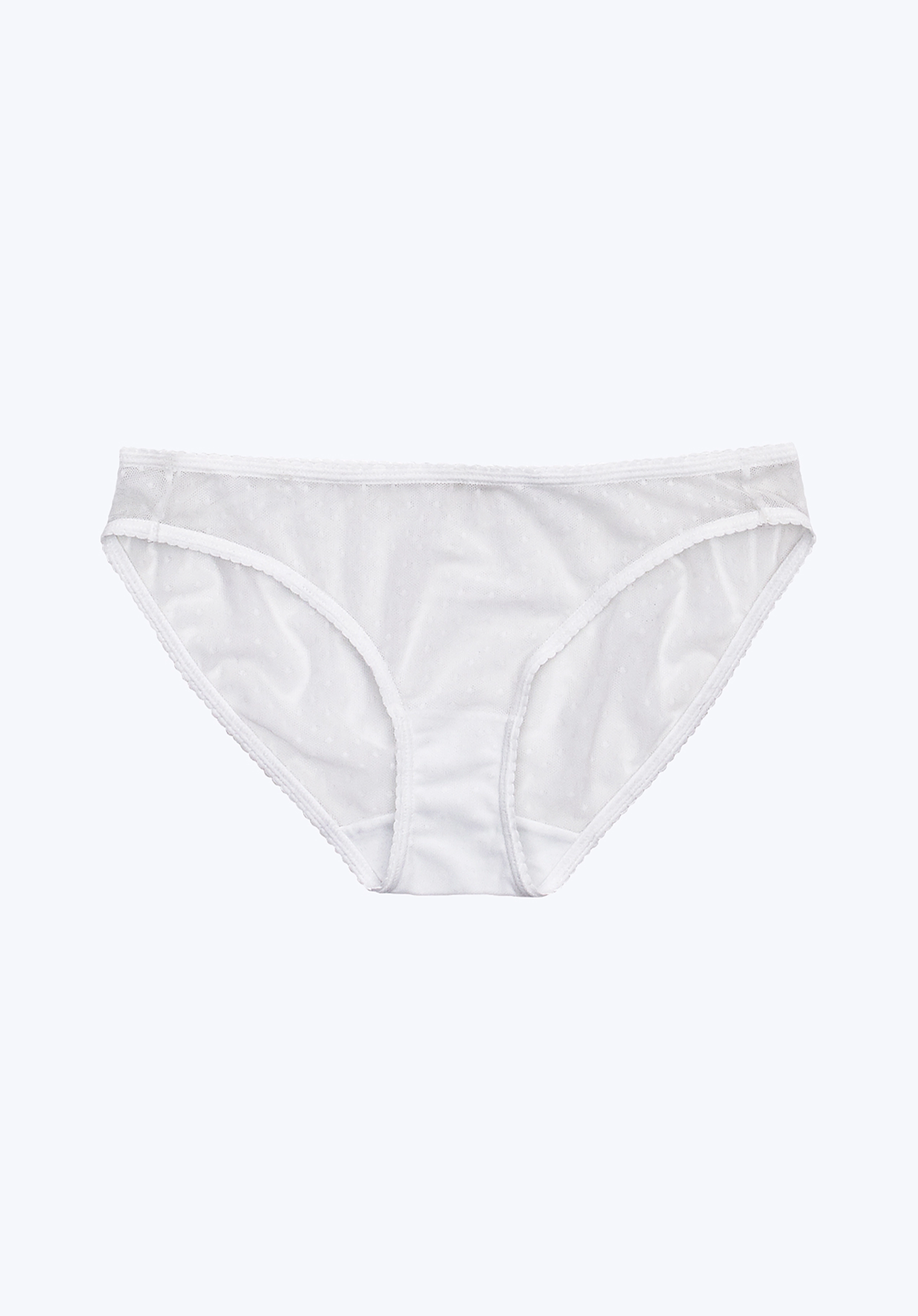 Goldin Bikini in White Swiss Dot